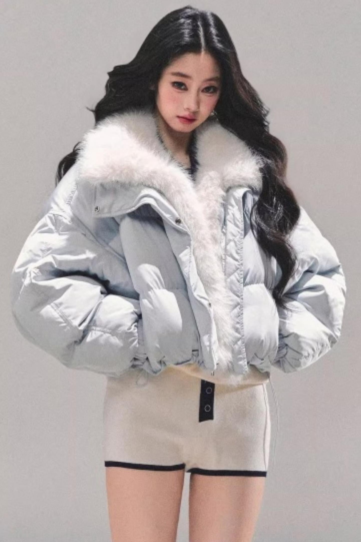 Morning Mist Knitted Suit Set-Up