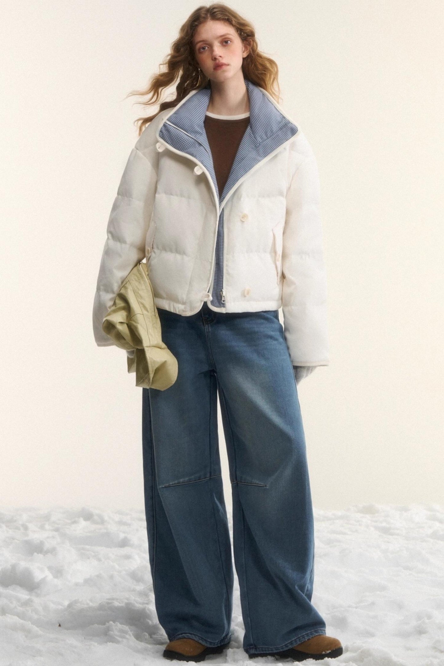 Blue Fleece-Lined Scimitar Pants