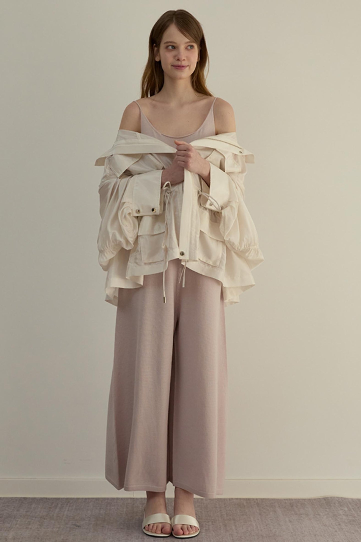 Pink Duo One-piece Pants Set-Up