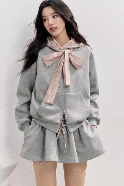 Comfort Sweatshirt Skirt Set-Up