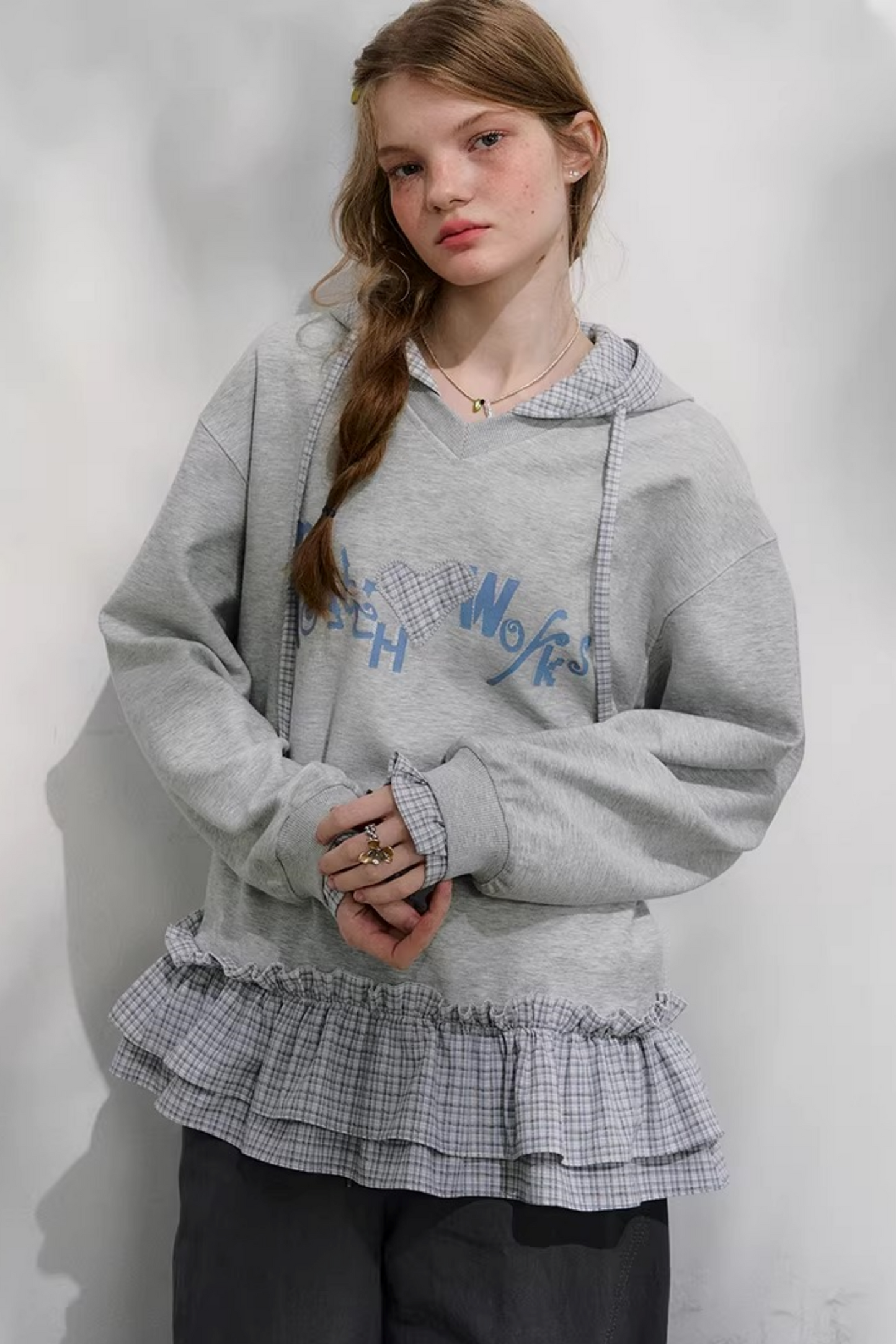 Childlike Stickers Hooded Sweatshirt