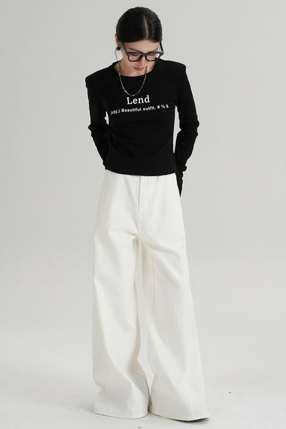 Floor-length Wide-leg Pants