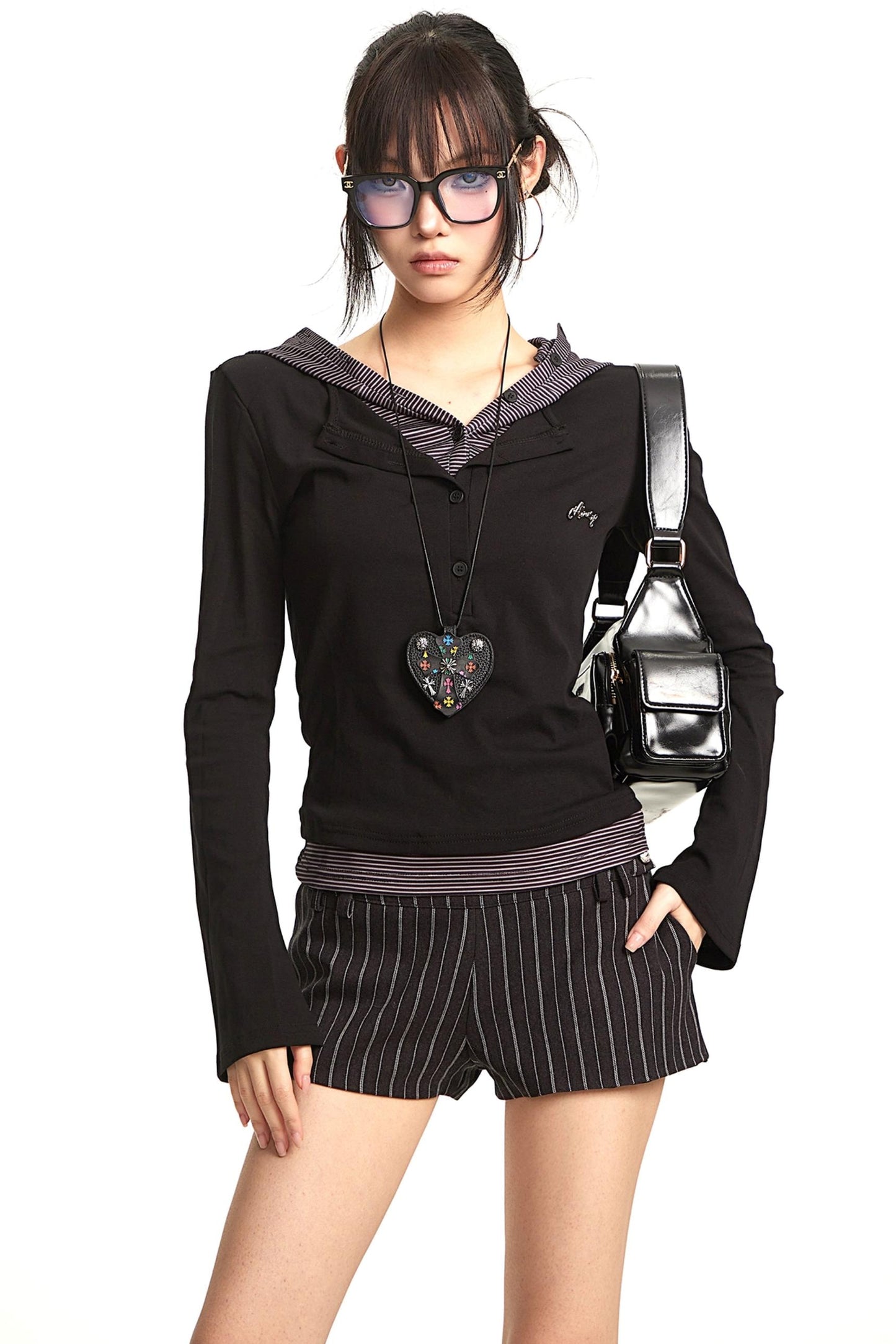 Vintage Polka Dot Long Sleeve T-Shirt