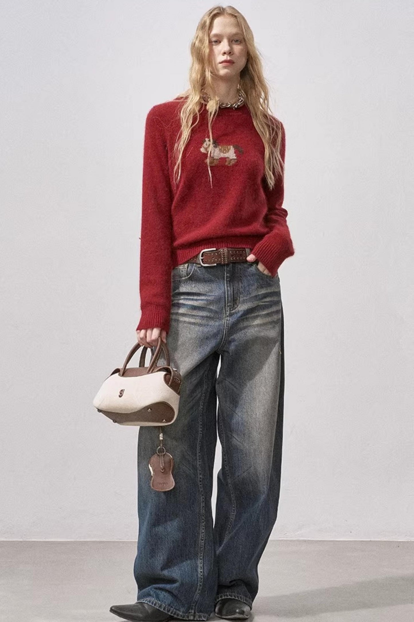 Little Horse Red Sweater