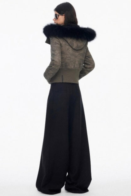 Luxury Pleated Draped Pants