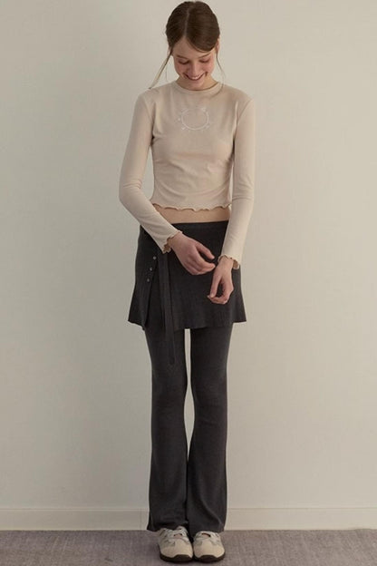 Dreamy Slim Trio Sweater Pants Set-Up