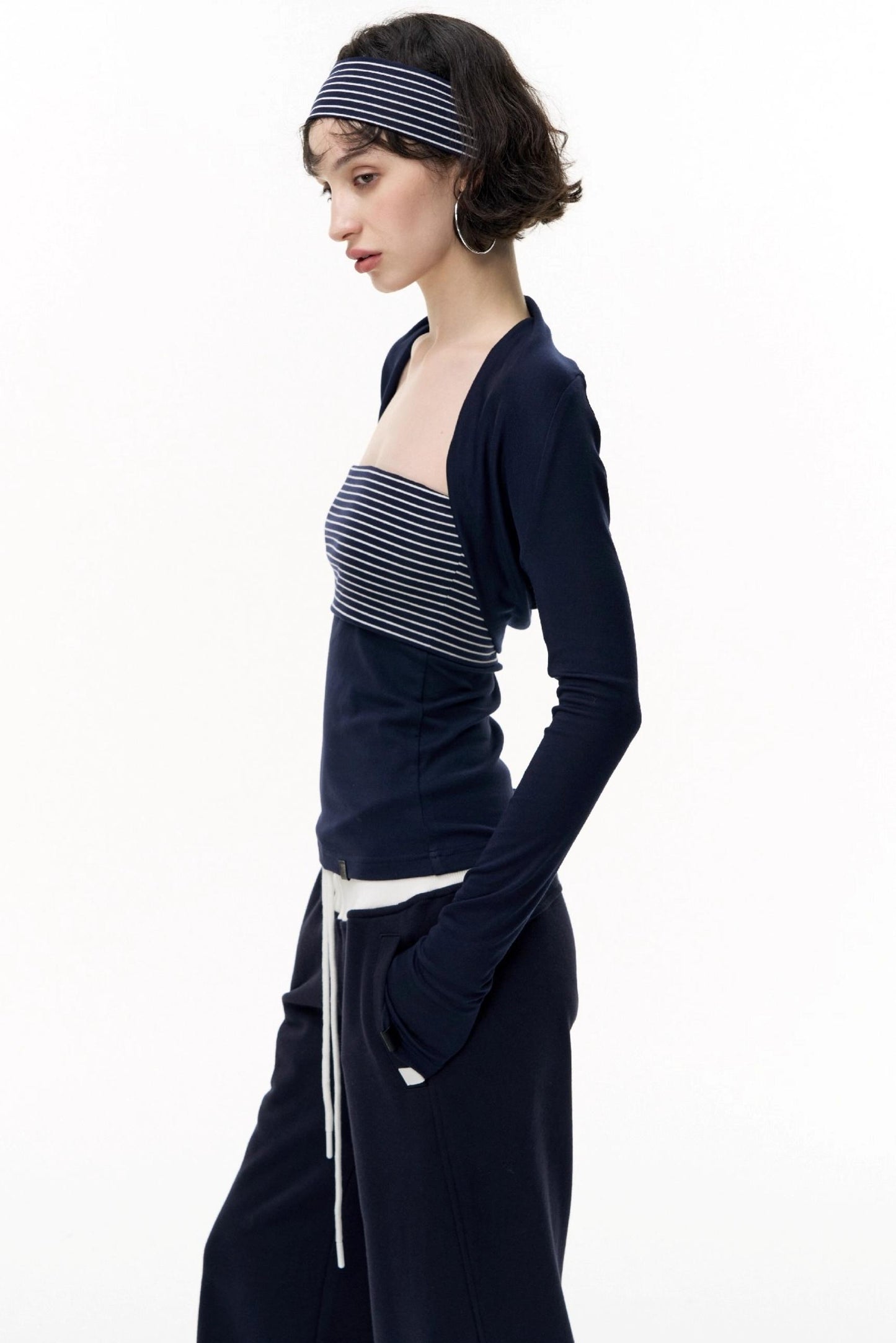 Tencel Waist Long Dress Set-Up