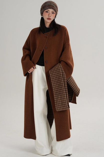 Classic Wool Tweed Coat