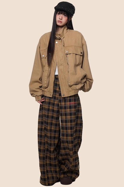 Autumn Vintage Cargo Jacket