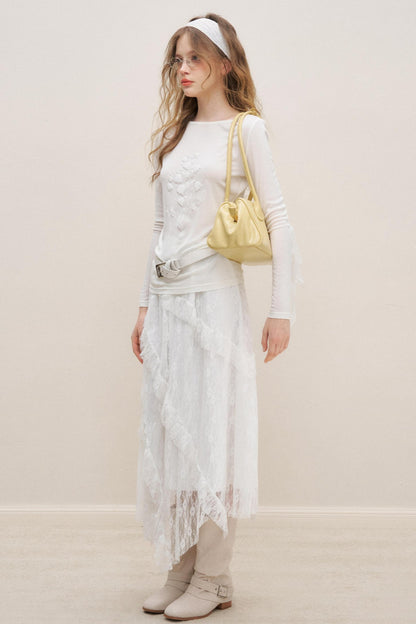 Lattice Loungewear Top