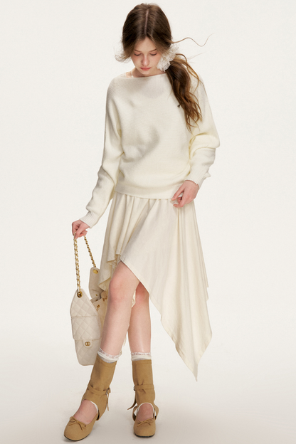 Romantic Lace Asymmetrical Dress