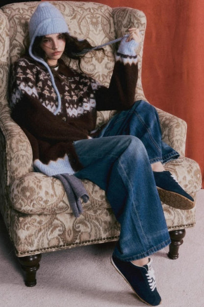 Wool Fair Isle Cardigan