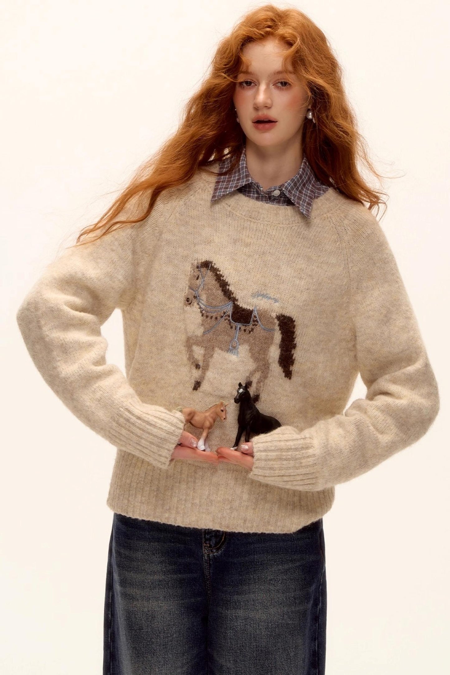 Lucky Pony Wool Sweater
