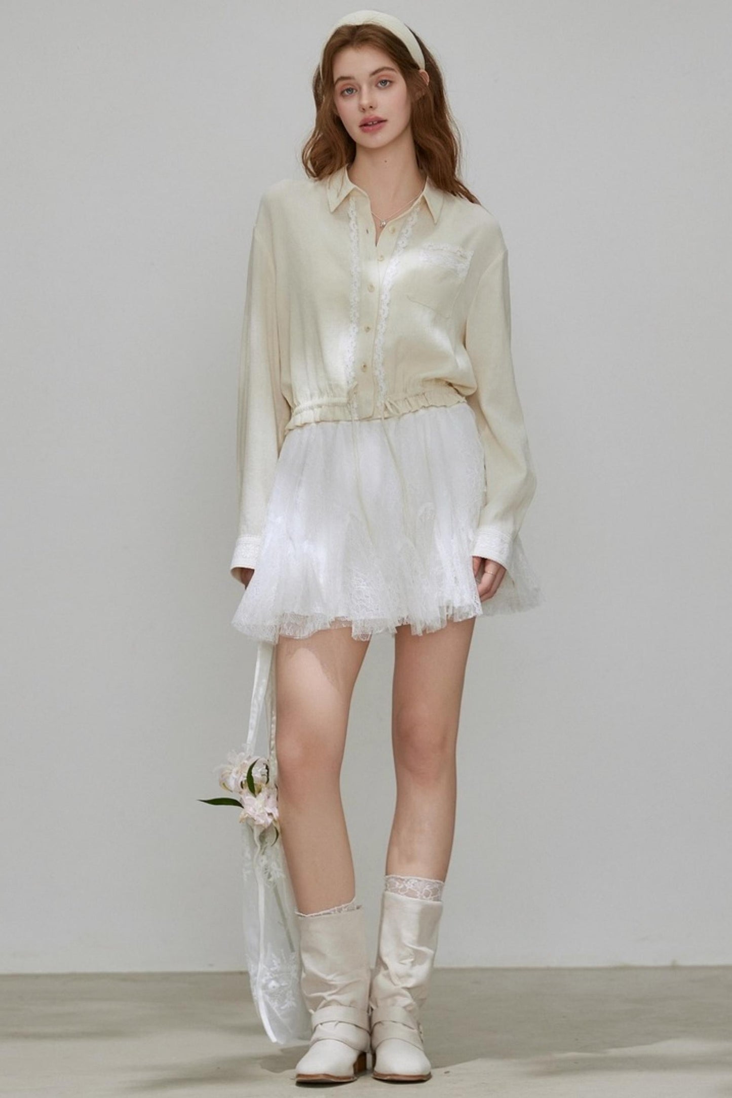 Fall Lace Commuter Shirt