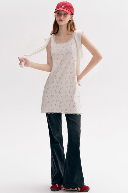 Daisy Whisper Knit Vest Dress