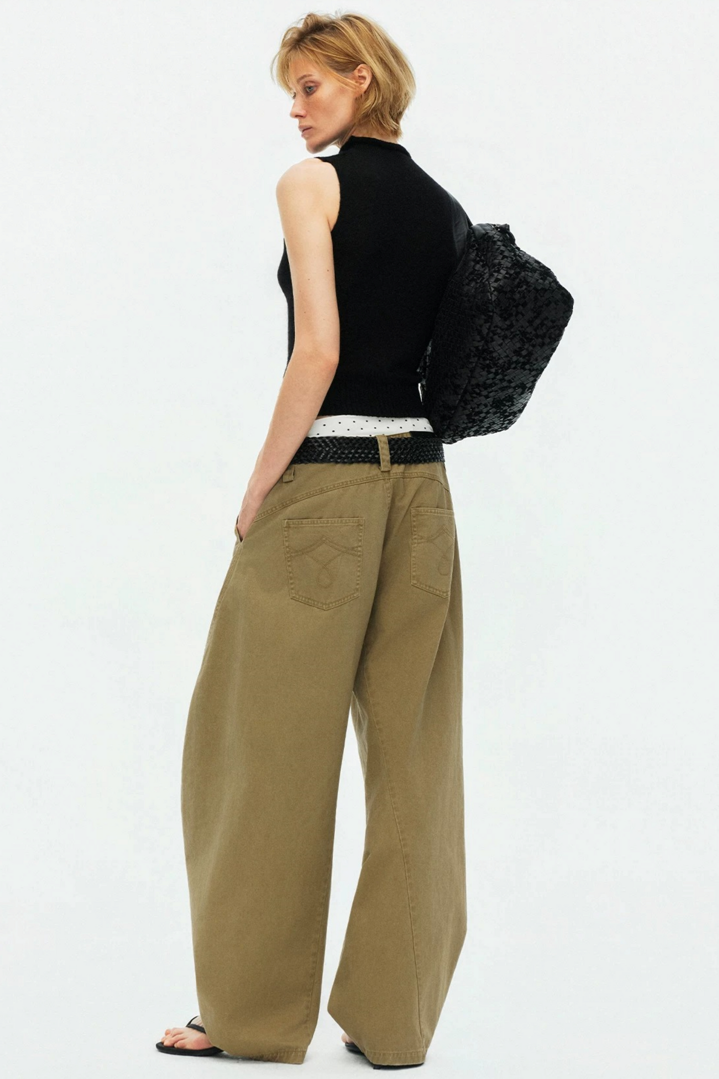 Multi-Color Mohair Knit Vest