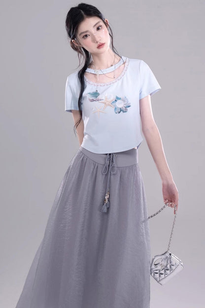 Oceanic Round Neck Tee