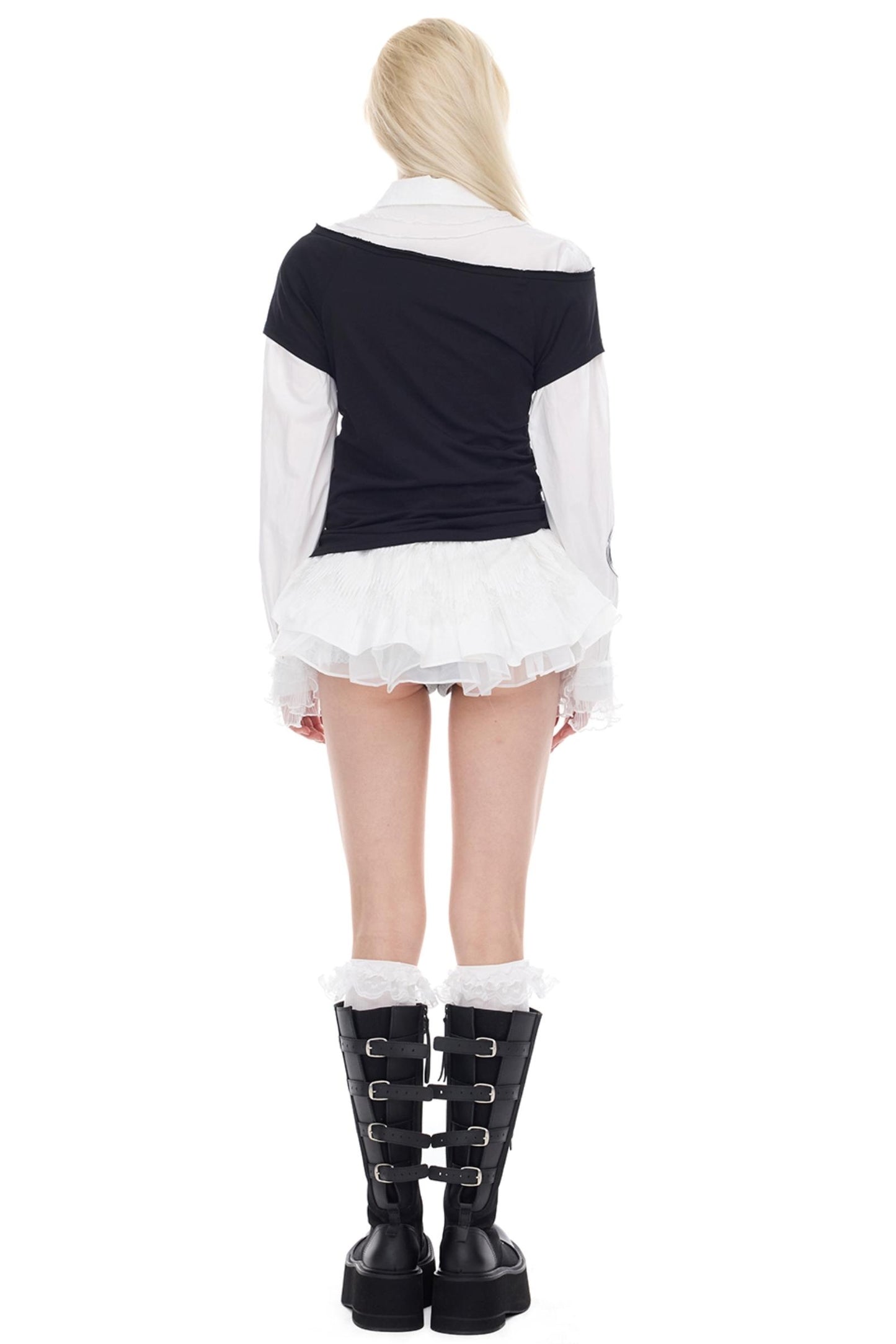 Moonlit Lace Tutu Shirt