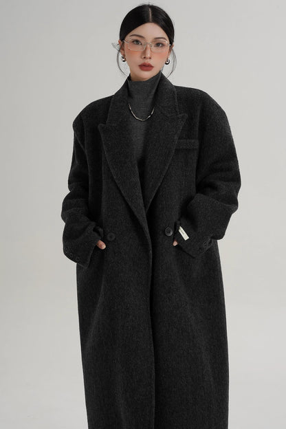Elegant Long Wool Coat