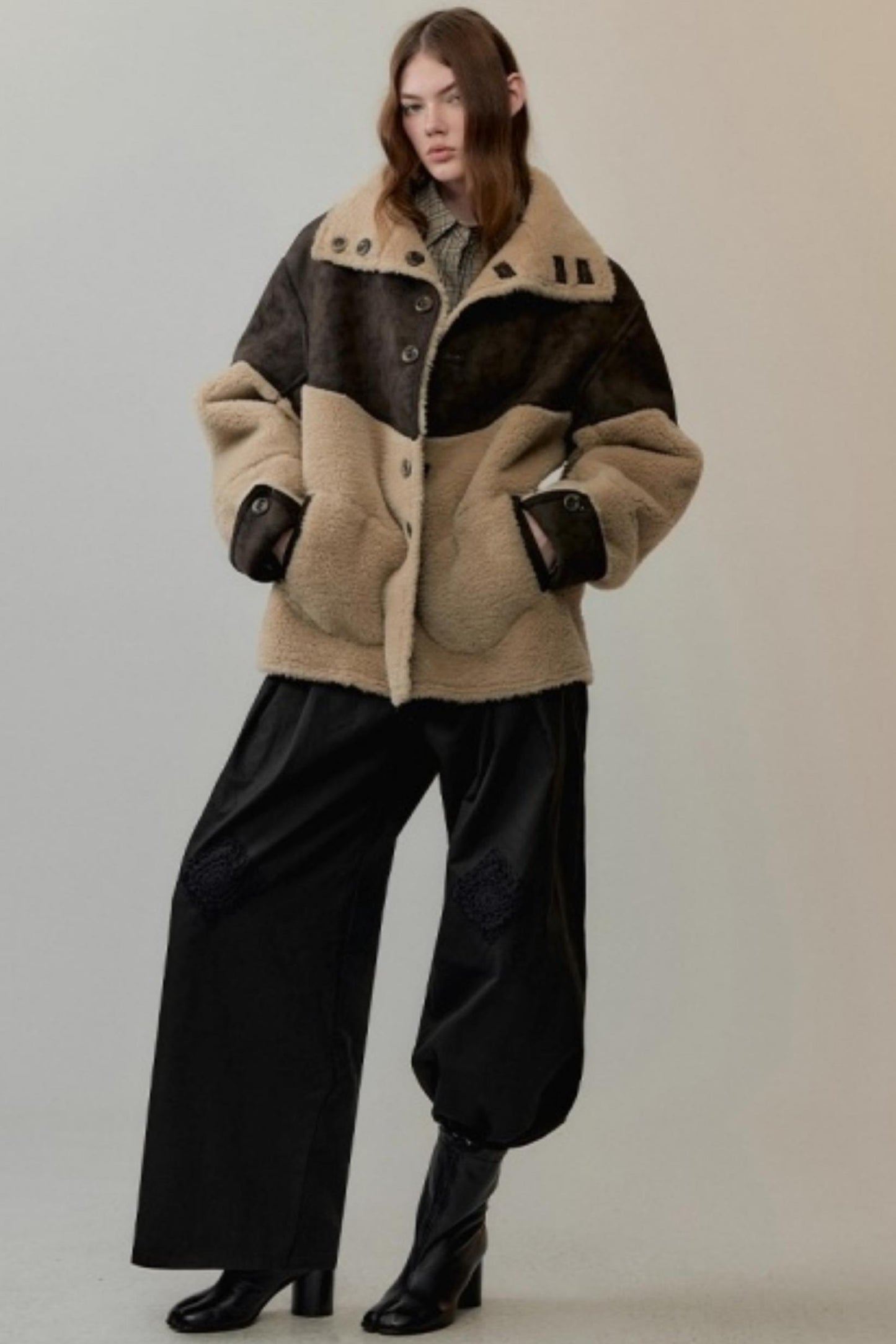 Lace Floral Embroidery Shirt Set-Up