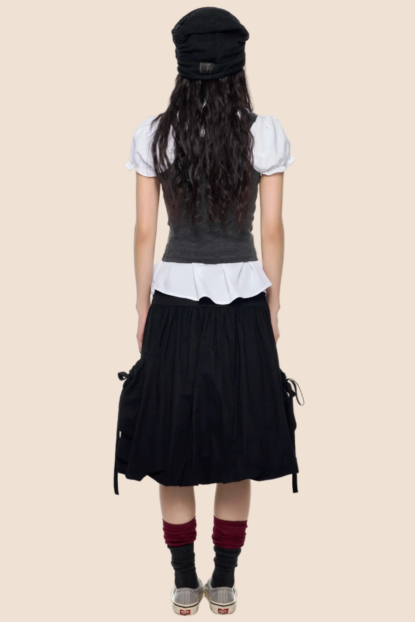 Square Collar Belted Camisole Top