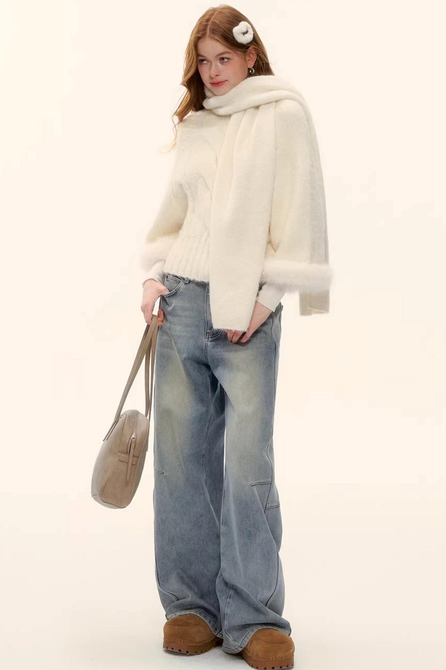 Light Blue Vintage Denim Pants