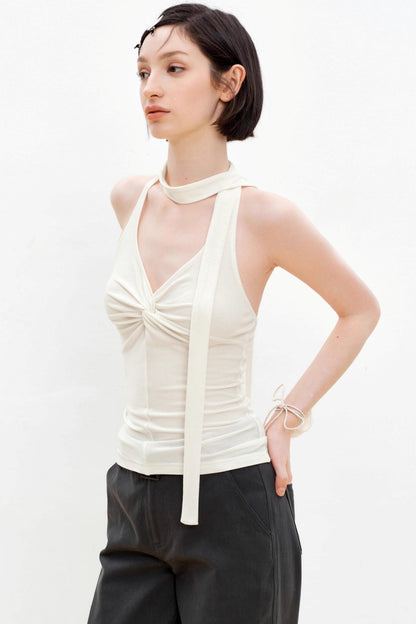 Apricot V-Neck Camisole