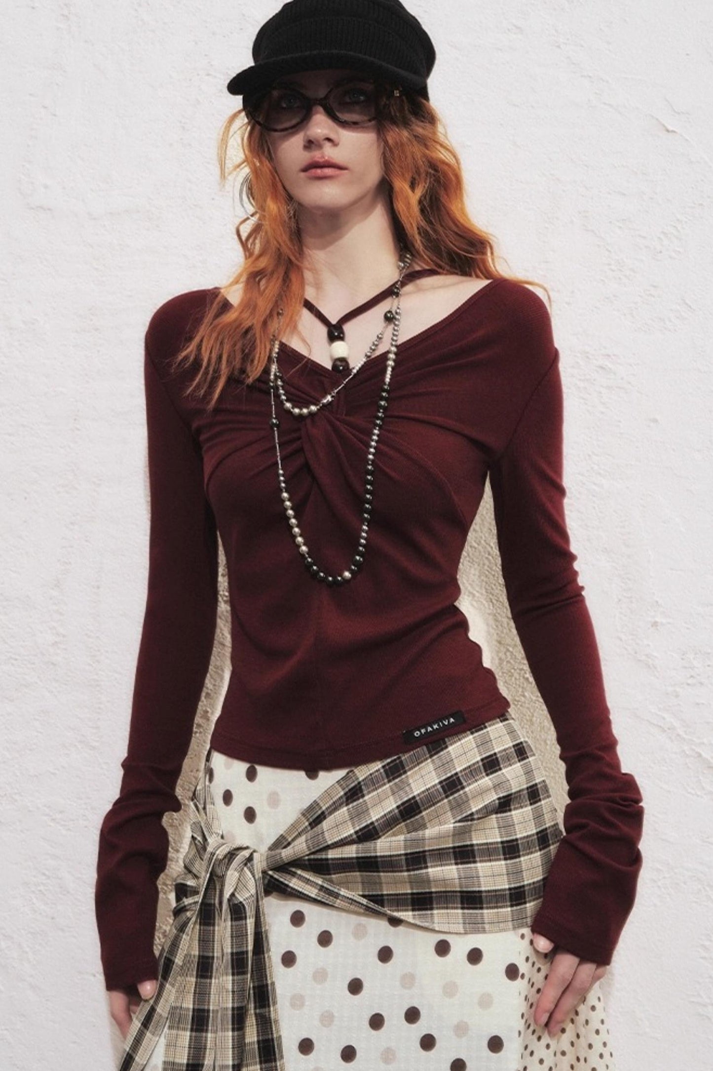 Sunset One-Shoulder T-Shirt