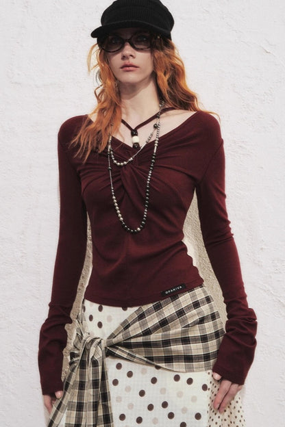 Sunset One-Shoulder T-Shirt