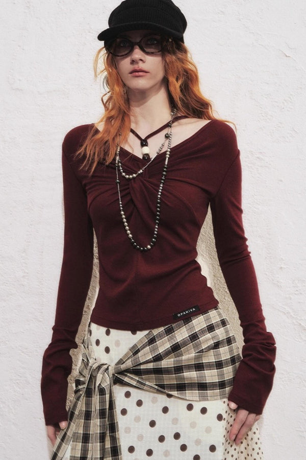 Sunset One-Shoulder T-Shirt