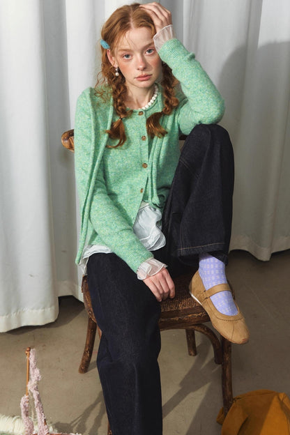 Hooded Shawl Neck Cardigan