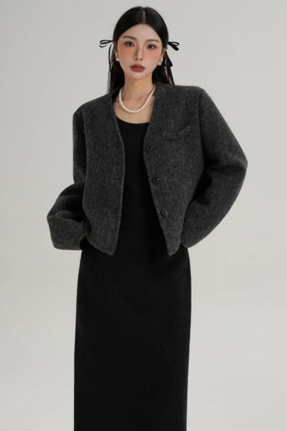 Double-Sided Woolen Coat