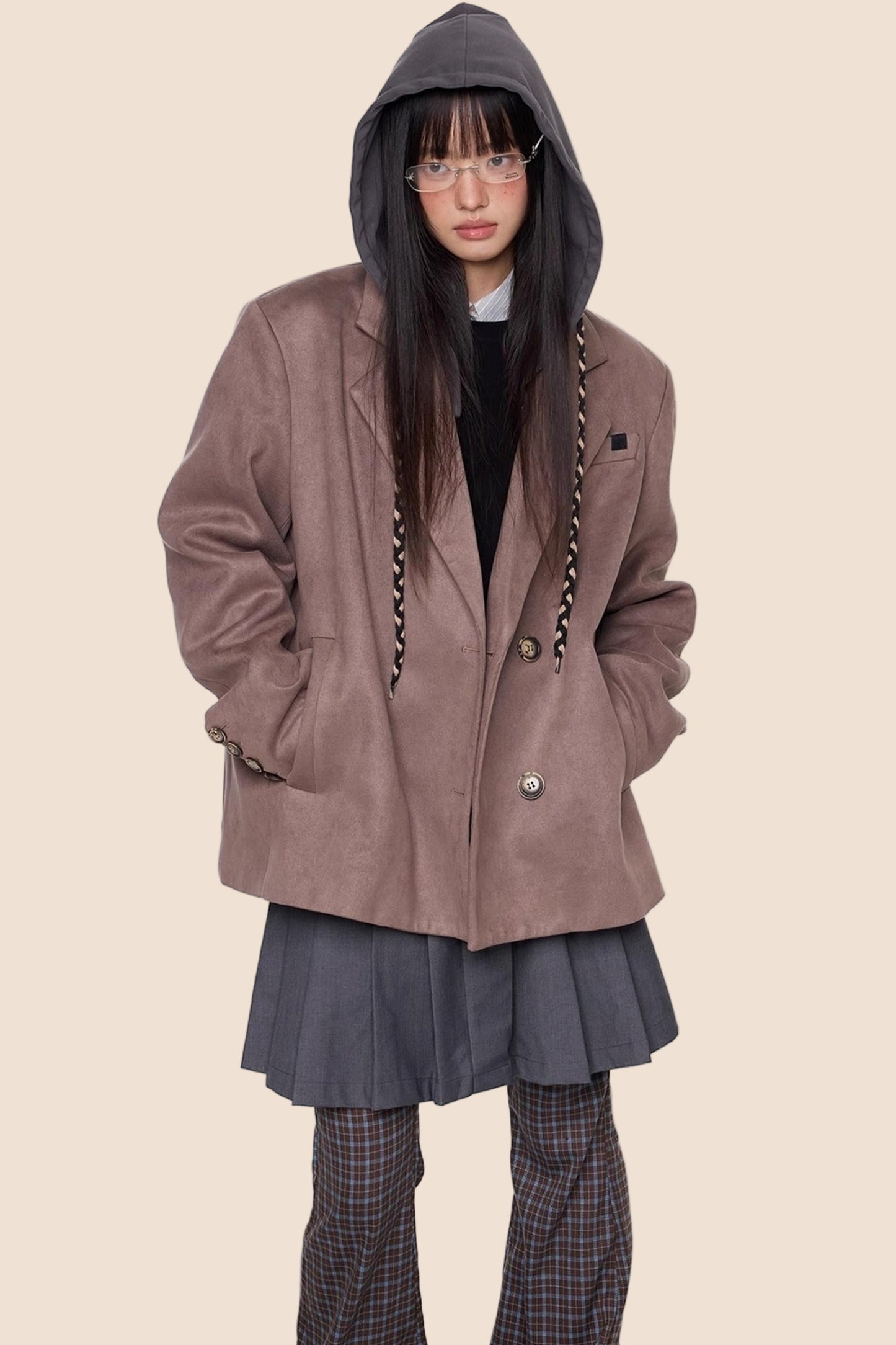 American Vintage Hooded Blazer