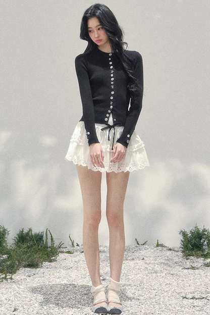 Lazy Style Slim Knitted Cardigan