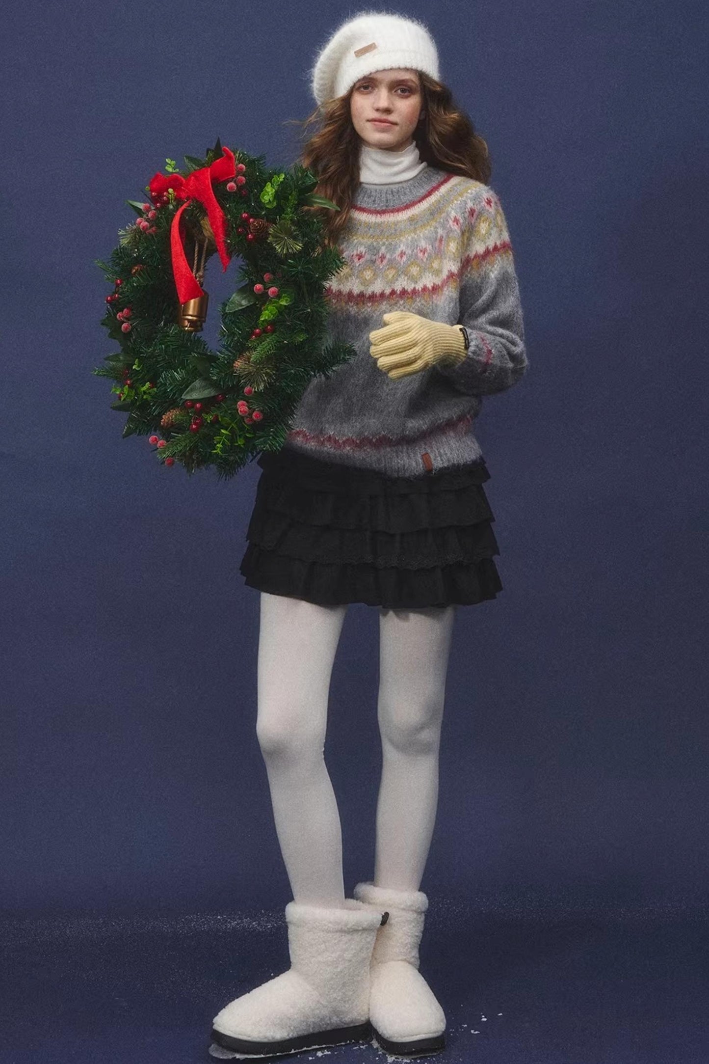 French Lace Retro Skirt