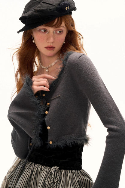 Lazy Gray Wool Sweater