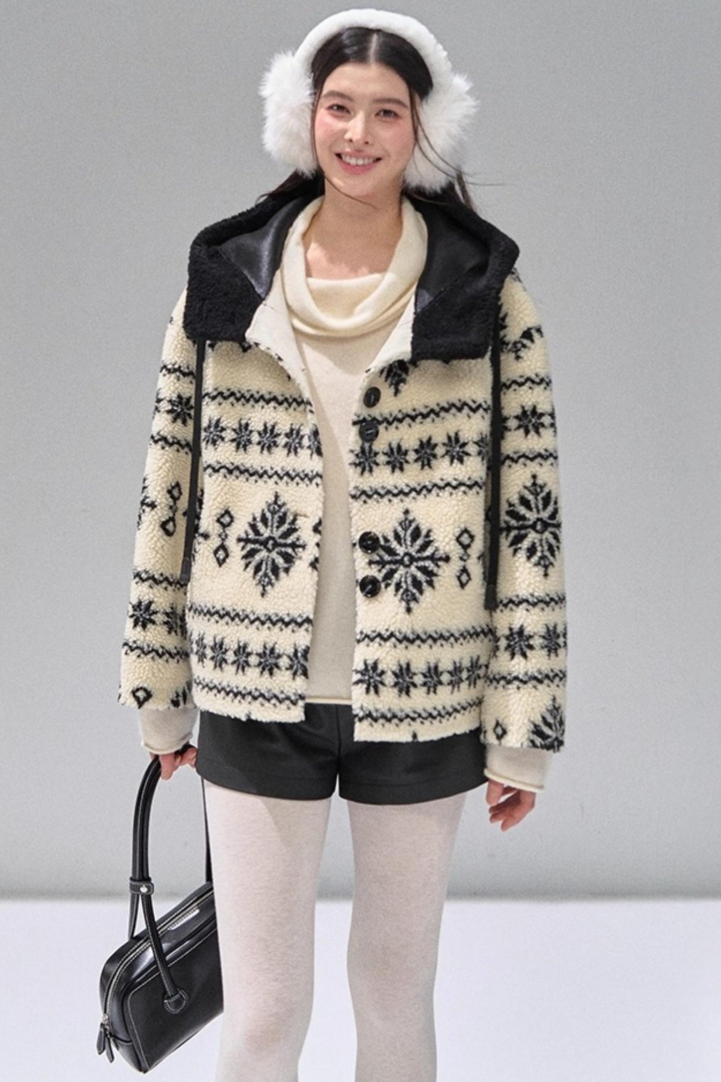 Thickened Hooded Fleece Jacket