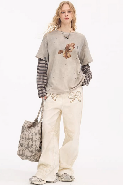 Blooming Soon Spliced Top