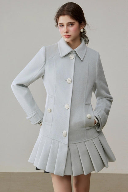 Winter Lapel Woolen Coat
