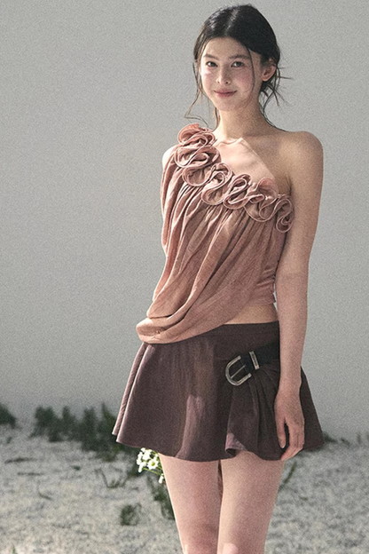 Ruffled Off-Shoulder Top