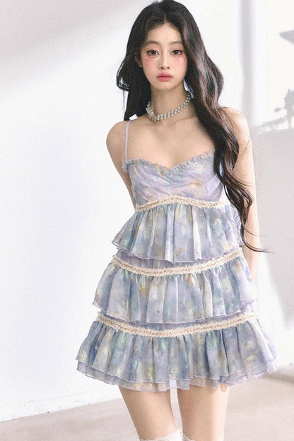 Halter Floral Elegance Dress