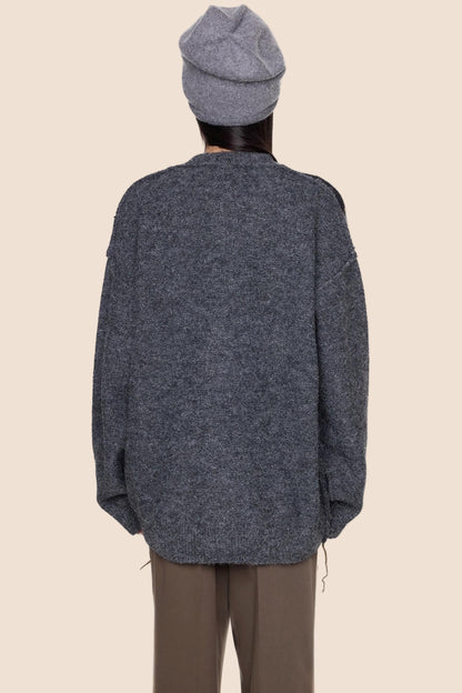 Diamond Tassel Knit Cardigan Sweater Jacket