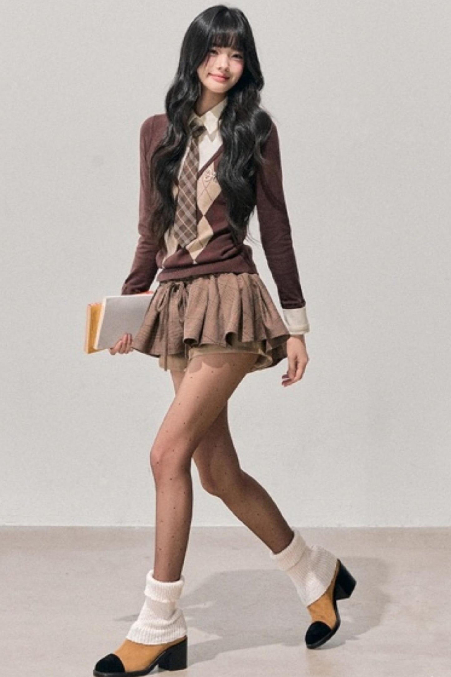 Plaid Annie Waltz Skirt