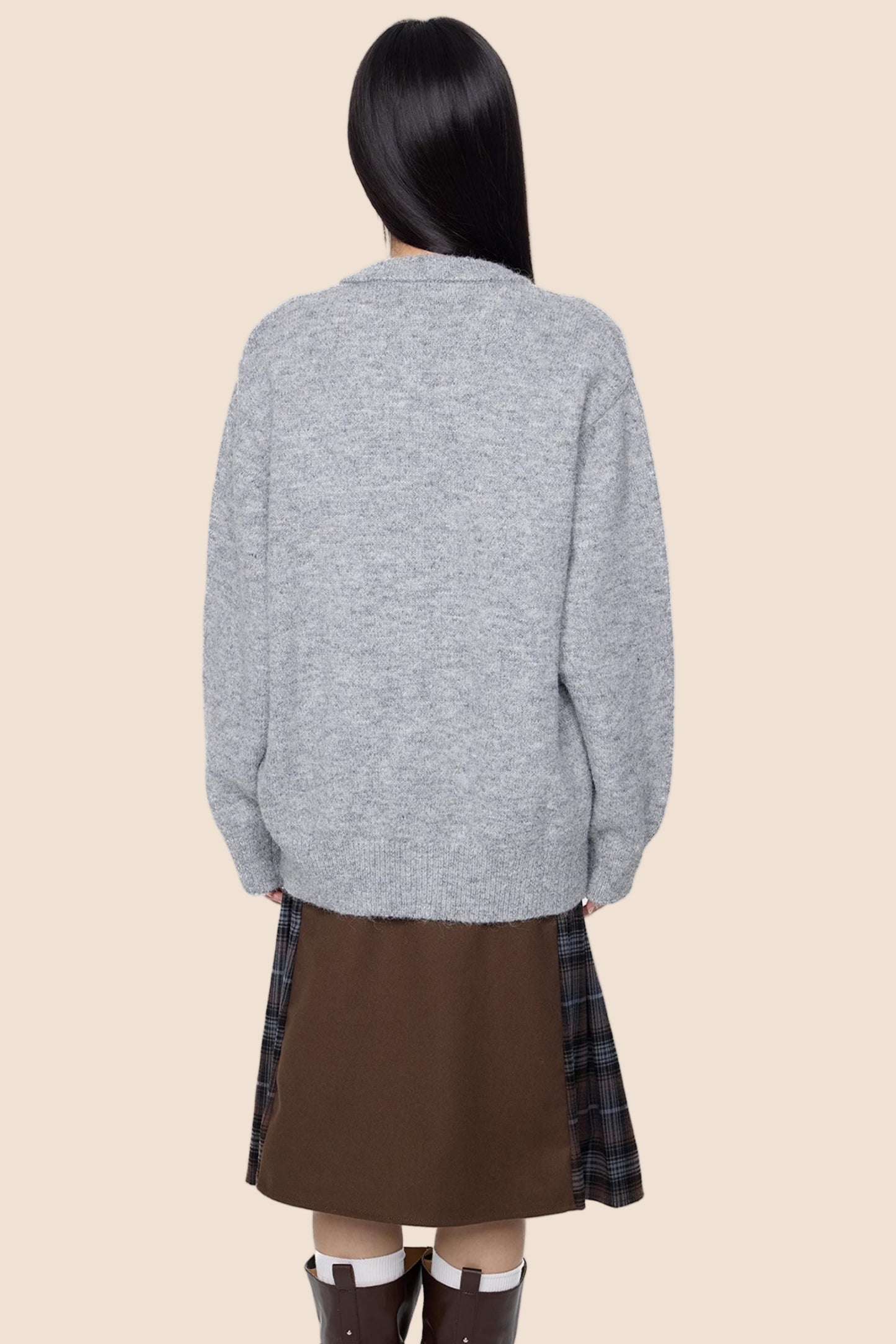 Fall Wool Button-Knitted Cardigan