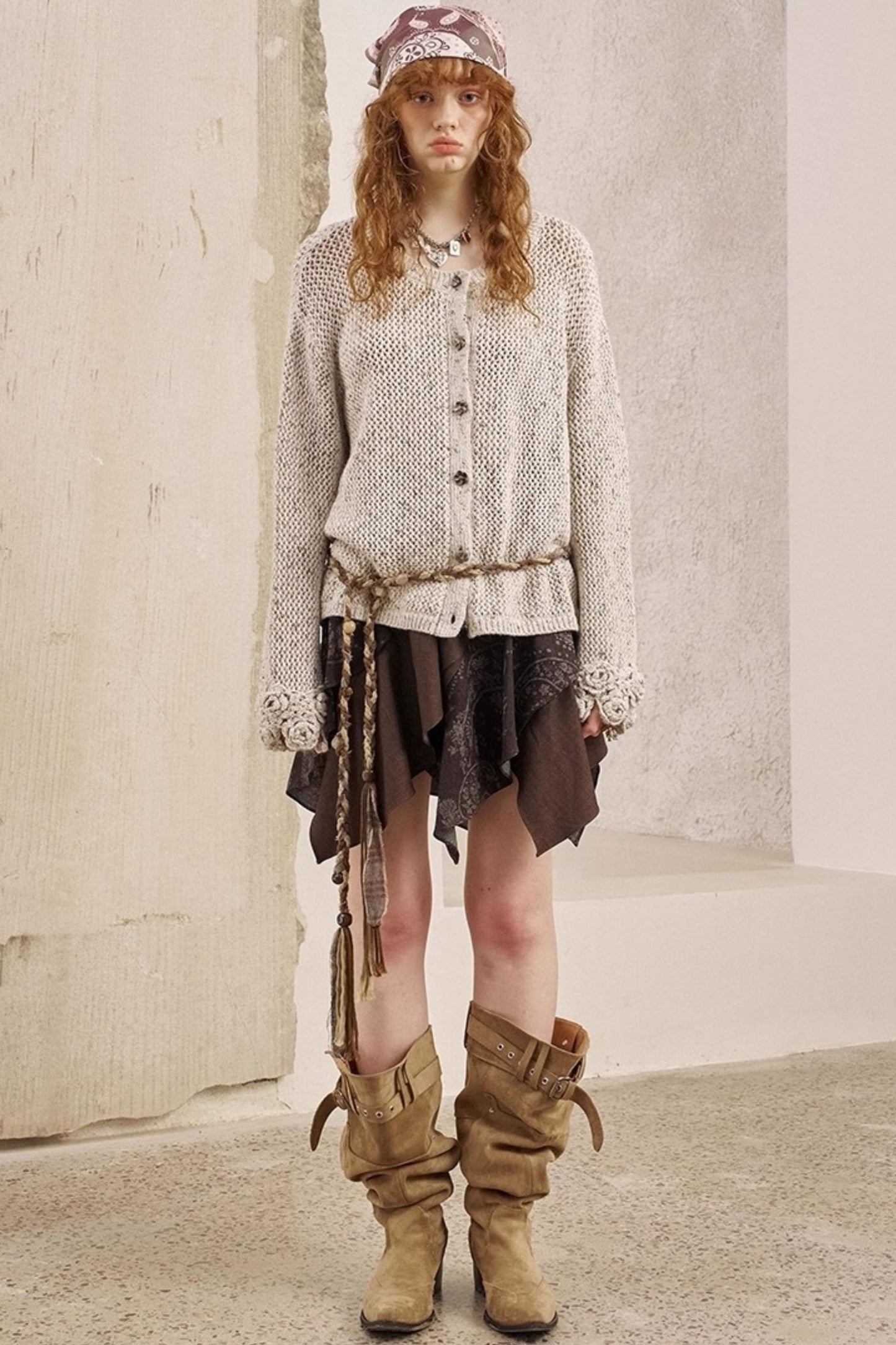 Vintage Crocheted Cardigan