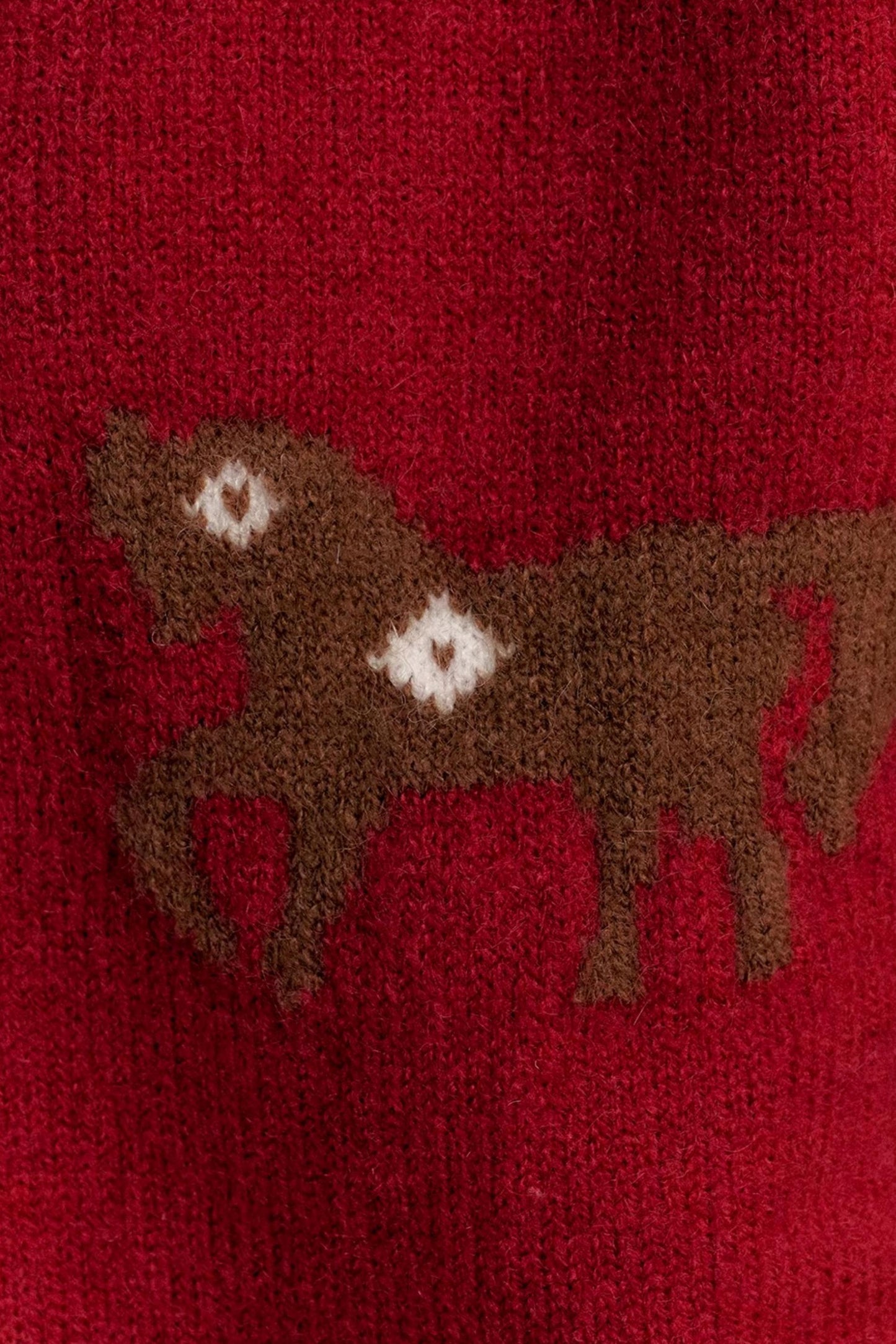 Floral Wool Bow Cardigan