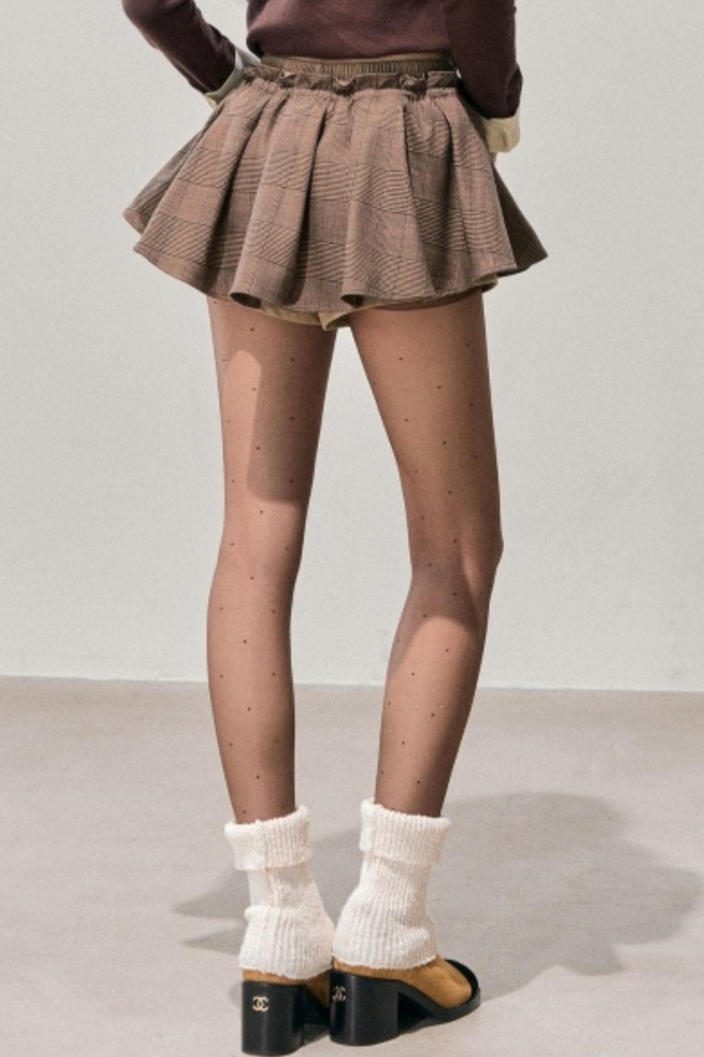 Plaid Annie Waltz Skirt