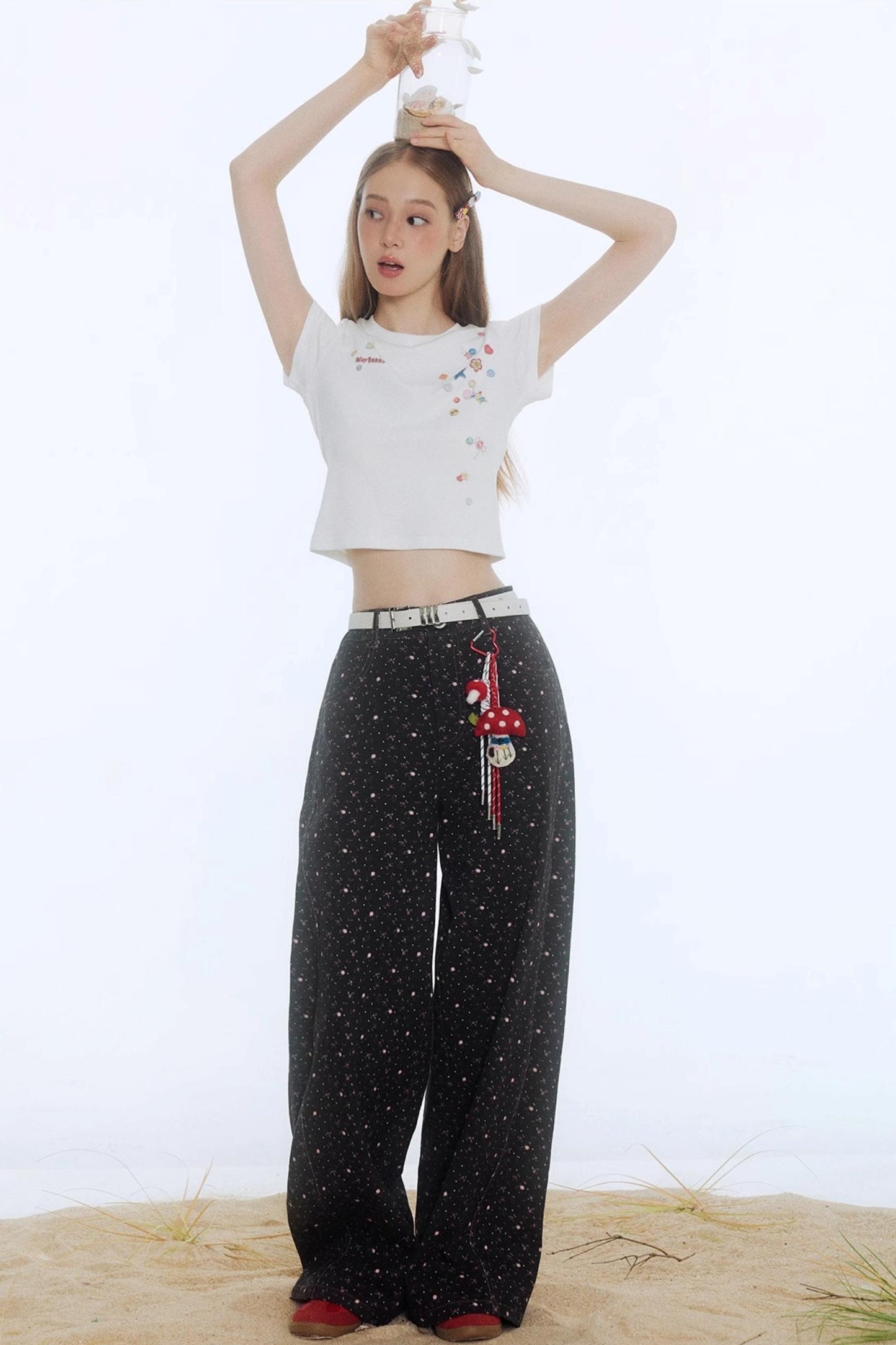 Cloud Fudge Floral Pants