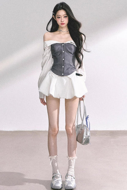 Slimming Hot Girl One-Shoulder Tops