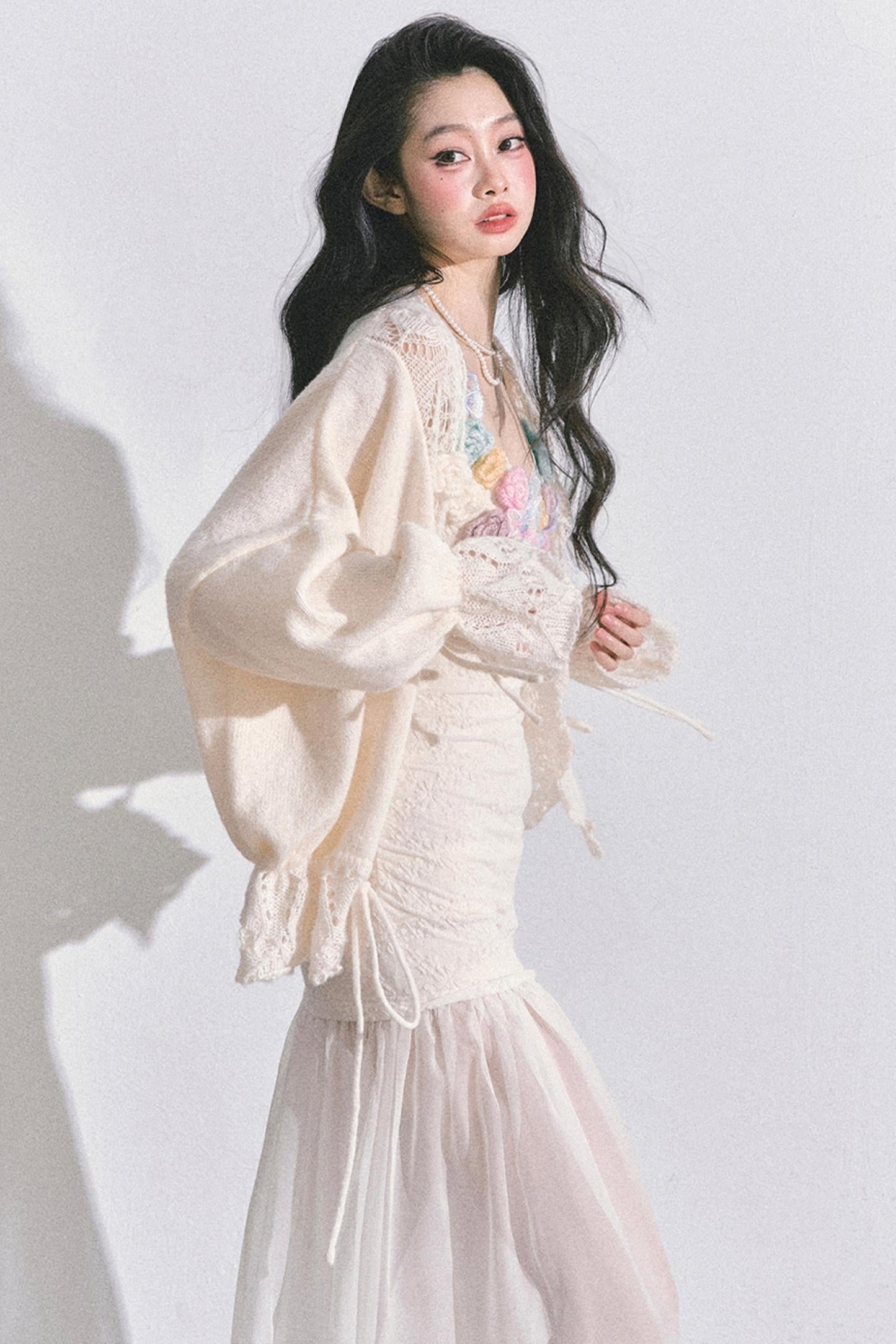 Autumn Floral Slip Dress Set-Up